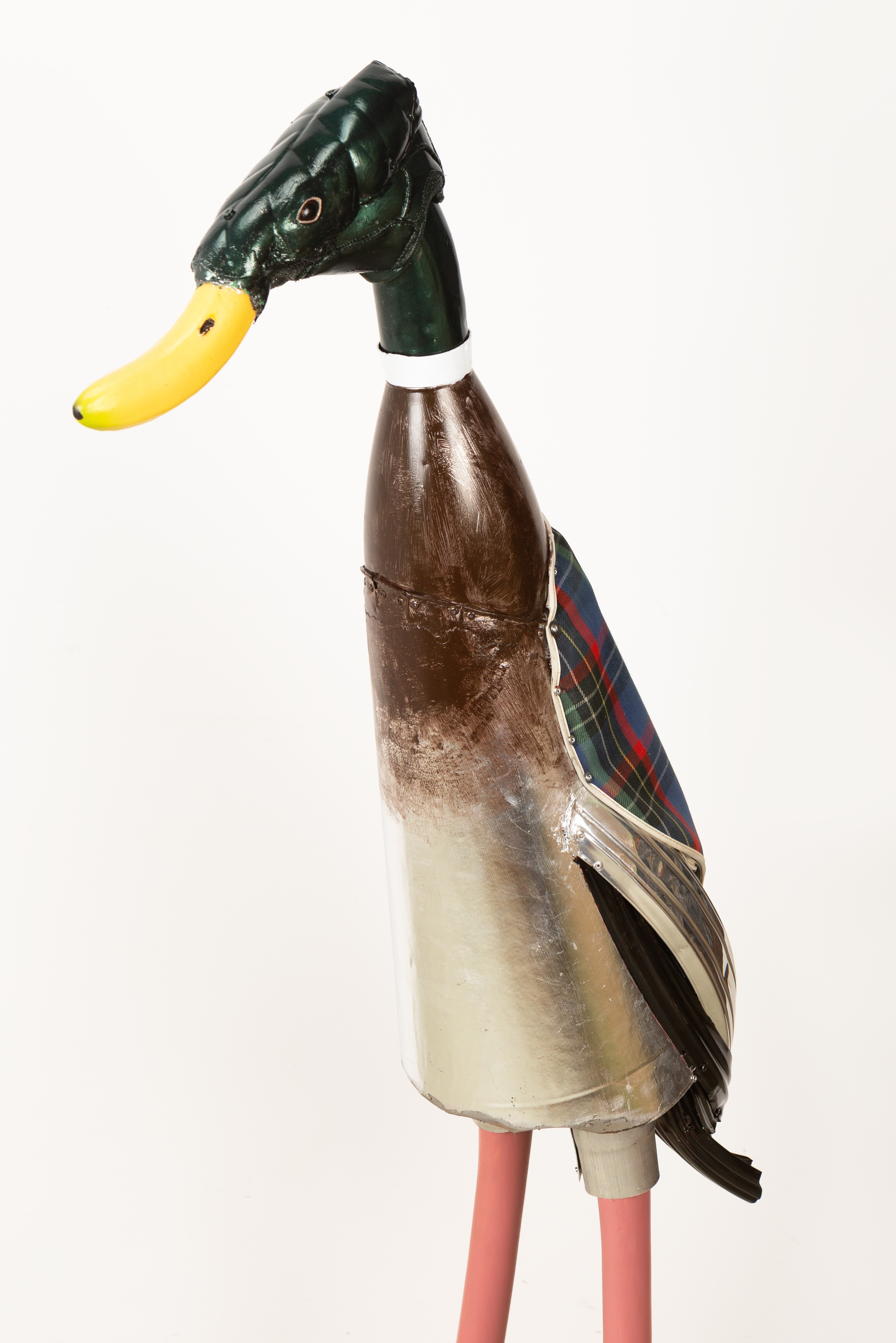 Sculpture of a drake